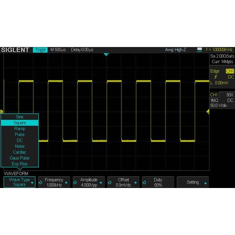 Генератор сигналів SIGLENT SDS 2000X FG ключ активації  для SIGLENT SDS2000X