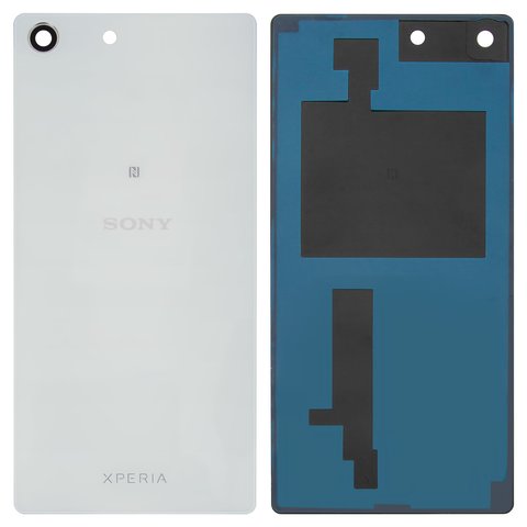 Задняя панель корпуса для Sony E5603 Xperia M5, E5606 Xperia M5, E5633 Xperia M5, E5653 Xperia M5, E5663 Xperia M5 Dual, белая