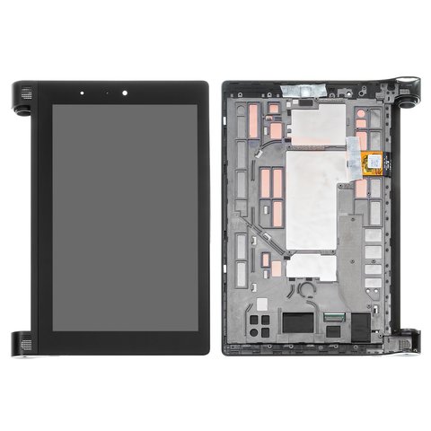 Дисплей для Lenovo Yoga Tablet 2 831, чорний, з рамкою, windows version, #MCF 080 1838 CLAA080FP01 XG