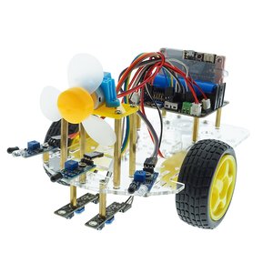 Конструктор на базе micro:bit Умный робот пожарник + руководство пользователя