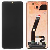 Дисплей для Samsung G980 Galaxy S20, G981 Galaxy S20 5G, чорний, без рамки, Оригінал (переклеєне скло)