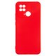 Чехол для Xiaomi Redmi 10C, красный, Original Soft Case, силикон, red (14)
