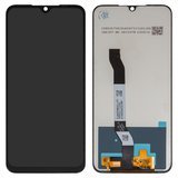 Дисплей для Xiaomi Redmi Note 8 (2021), черный, без логотипа, без рамки, High Copy