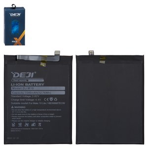 Аккумулятор Deji HB356687ECW для Huawei Honor 7X, Mate 10 Lite, Nova 2 Plus 2017 , Nova 3i, Nova 4e, P Smart Plus, P30 Lite, P30 Lite 2020  New Edition, Li ion, 3,82 B, 3340 мАч