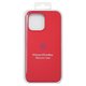Чохол для iPhone 14 Pro Max, червоний, Original Soft Case, силікон, red (14) full side