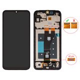 Дисплей для Samsung A146P Galaxy A14 5G, черный, с рамкой, Original (PRC), 40 pin