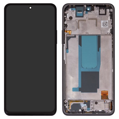 Дисплей для Xiaomi Redmi Note 11 Pro Plus 5G, чорний, з рамкою, Original PRC