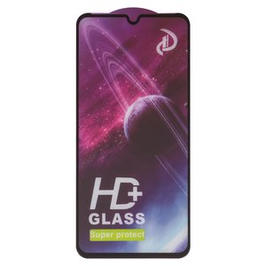 Защитное стекло для Tecno Pop 5 BD2 , совместимо с чехлом, Full Glue, без упаковки , черный