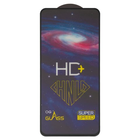 Захисне скло All Spares для Xiaomi Redmi Note 14 5G, 0,33 мм 9H, сумісне з чохлом, Full Glue, чорний, шар клею нанесений по всій поверхні, HD+