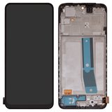 Дисплей для Xiaomi Poco M4 Pro 4G, Redmi Note 11, Redmi Note 11S, Redmi Note 12S, черный, с рамкой, Сopy, (TFT)