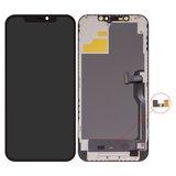 Дисплей для iPhone 12 Pro Max, чорний, з рамкою, High Copy, без мікросхеми, (OLED), DD-OLED