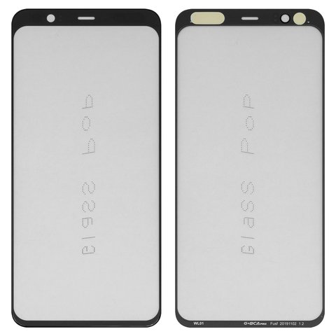 Стекло корпуса G+OCA PRO для Google Pixel 4 XL, с OCA пленкой, черное