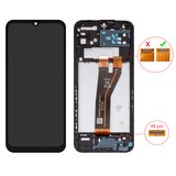 Дисплей для Samsung A146B Galaxy A14 5G, черный, с рамкой, High Copy, 48 pin, BS066FBM-L09-DB01_1.1
