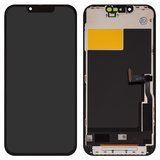 Дисплей для iPhone 13 Pro, черный, с рамкой, Copy, (TFT), ZY, LTPS FHD