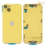 Корпус для iPhone 14 Plus, жовтий, з тримачем SIM-карти, з боковими кнопками, Original (PRC), EU Version, yellow