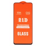 Защитное стекло для Realme C51, C53 NFC, совместимо с чехлом, Full Glue, (без упаковки), черный