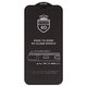 Захисне скло ESD 6D для Apple iPhone 12 mini, сумісне з чохлом, Full Glue, Anti-Static, із сіточкою, (без упаковки), чорний