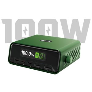 Мережевий зарядний пристрій 2UUL PC12, 100 Вт, Quick Charge, Power Delivery PD , 5 портів