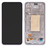 Дисплей для Samsung A366 Galaxy A36, лавандовий, з рамкою, Original (PRC), lavender