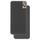 Housing Back Cover compatible with iPhone X, (black, with camera lens, small hole)