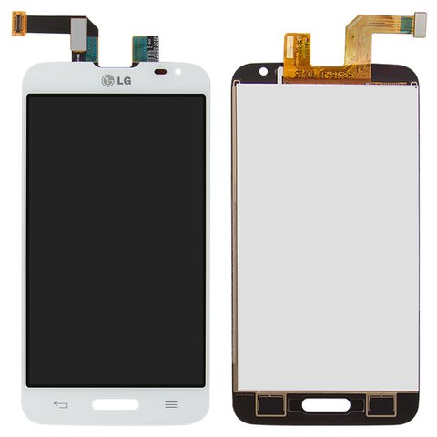 LCD compatible with LG D320 Optimus L70, D321 Optimus L70, MS323 Optimus L70, white, without frame, Original PRC  