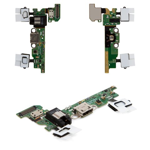 Cable flex puede usarse con Samsung A300F Galaxy A3, A300FU Galaxy A3, del micrófono, del conector de carga, del conector de auriculares, con componentes, REV 0.0