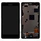 LCD compatible with Sony D5803 Xperia Z3 Compact Mini, D5833 Xperia Z3 Compact Mini, (black, with frame, Original (PRC))