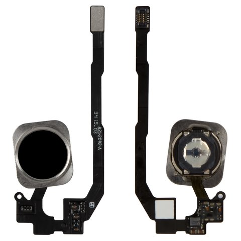 Cable flex puede usarse con iPhone 5S, iPhone SE, de botón HOME, negro, con plástico