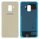 Housing Back Cover compatible with Samsung A530F Galaxy A8 (2018), A530F/DS Galaxy A8 (2018), (golden)