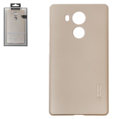 Case Nillkin Super Frosted Shield compatible with Huawei Mate 8, golden, with support, matt, plastic  #6902048111738