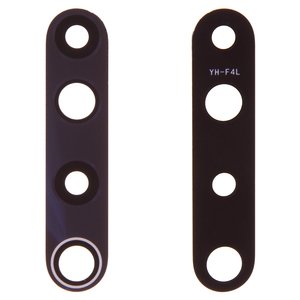 Camera Lens compatible with Xiaomi Mi Note 10 Lite, black, without frame, M2002F4LG 