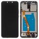 LCD compatible with Huawei Mate 20 lite, (black, with frame, original (change glass) , SNE-LX1)