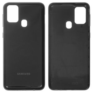 Panel trasero de carcasa puede usarse con Samsung M315 Galaxy M31, M315F DS Galaxy M31, negra