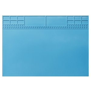 Alfombrilla aislante Mechanic V54, antiestático, 350 mm, 255 mm, con compartimientos magnéticos
