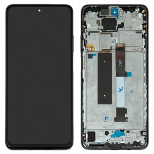 Pantalla LCD puede usarse con Xiaomi Mi 10T Lite, negro, con marco, Original PRC , M2007J17G