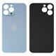 Housing Back Cover compatible with iPhone 13 Pro, (blue, need to remove the camera glass, sierra Blue, small hole)
