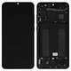 LCD compatible with Xiaomi Mi 9 Lite, (black, with frame, Original (PRC), M1904F3BG)