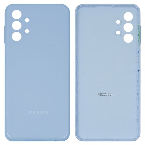 Housing Back Cover compatible with Samsung A135 Galaxy A13, dark blue, with side button 
