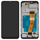 LCD compatible with Samsung A035F Galaxy A03, (black, with frame, Original (PRC))