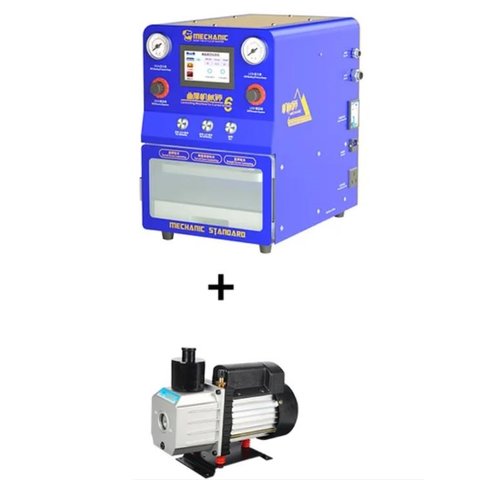 LCD Module Gluing Machine Mechanic 6 compatible with Cell Phones; Tablets, vacuum, with vacuum pump, 10.5" 