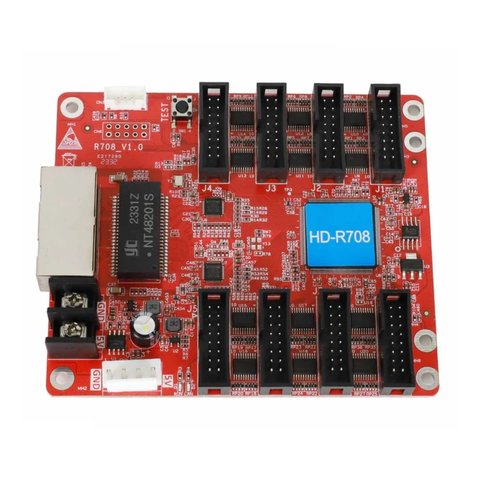 Tarjeta receptora de señal para pantallas LED Huidu HD R708