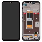 Pantalla LCD puede usarse con Realme C31, negro, con marco, High Copy, RMX3501, FPC-MTF065H218-A3