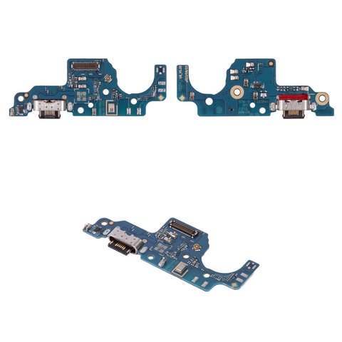 Шлейф для Motorola Moto G24, Moto G24 Power, коннектора зарядки, с микрофоном, High Copy, плата зарядки