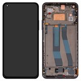 Pantalla LCD puede usarse con Xiaomi Mi 11 Lite, Mi 11 Lite 5G, negro, con marco, original (vidrio reemplazado), #WM6556Z21-1