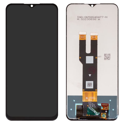 LCD compatible with ZTE Blade V50 Design 4G ZTE 8050 , black, without frame, Original PRC  