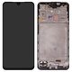 LCD compatible with Samsung A175 Galaxy A17 4G, (black, with frame, Original (PRC))