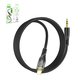 AUX-кабель Hoco UPA25, TRS 3.5 мм, Lightning, 100 см, чорний, в нейлоновому обплетенні, #6931474791153