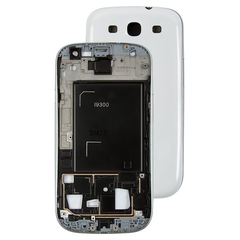 Housing compatible with Samsung I9300 Galaxy S3, white 