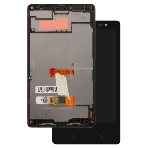 LCD compatible with Nokia X2 Dual Sim, black 