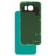 Housing Back Cover compatible with Samsung G920F Galaxy S6, (blue, 2.5D, Original (PRC))